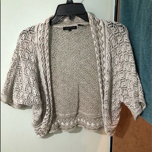 Nice beige  cardigan.